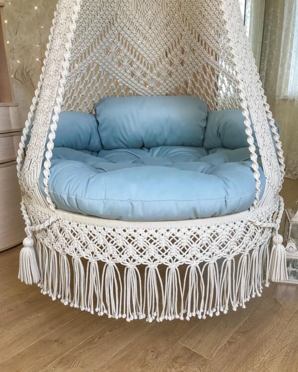 Macrame Hanging Swing Hammock Chair