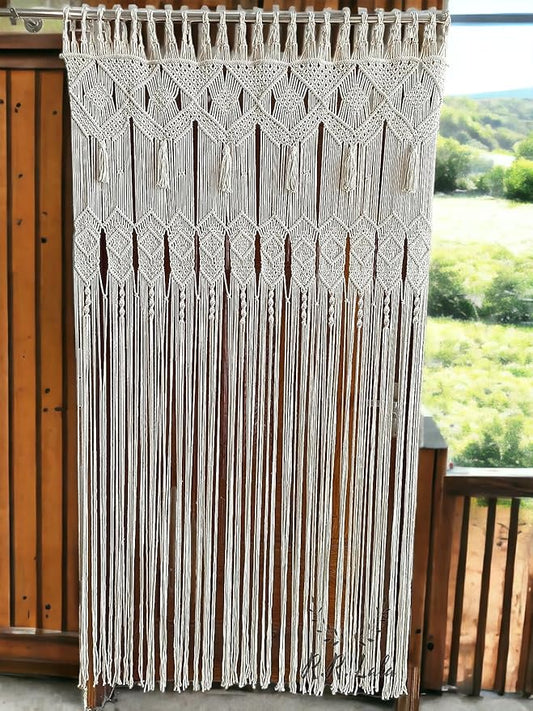 Handwoven Macrame Curtains For Home 7 x 4 feet