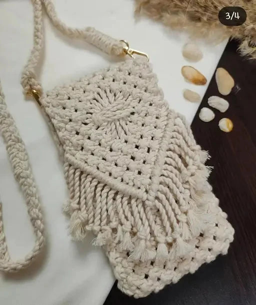 Crochet Mobile Purse Sling Bag