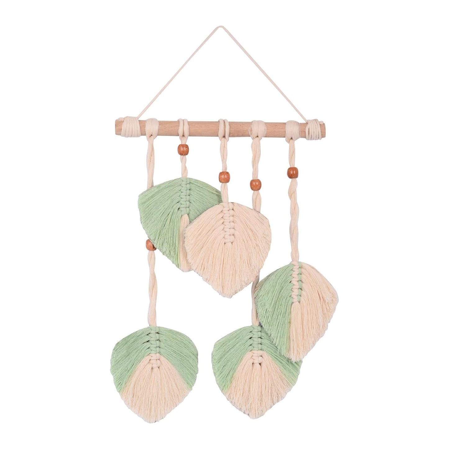 Boho Leaf Macrame Wall Hanging For Home