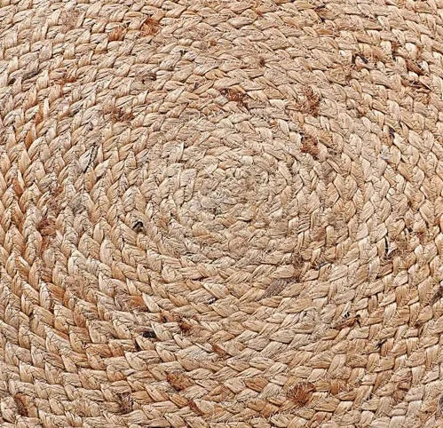 Handmade Jute Braided Round Rug 24 inches