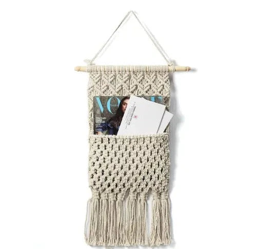 Hanging Macrame Storage Organizer