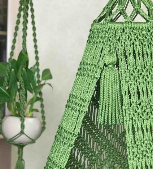 Outdoor Macrame Swing Hammock Chair