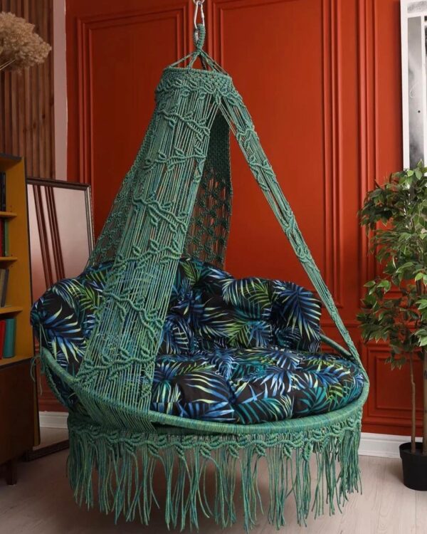 Macrame Hammock Hanging Swing For Home