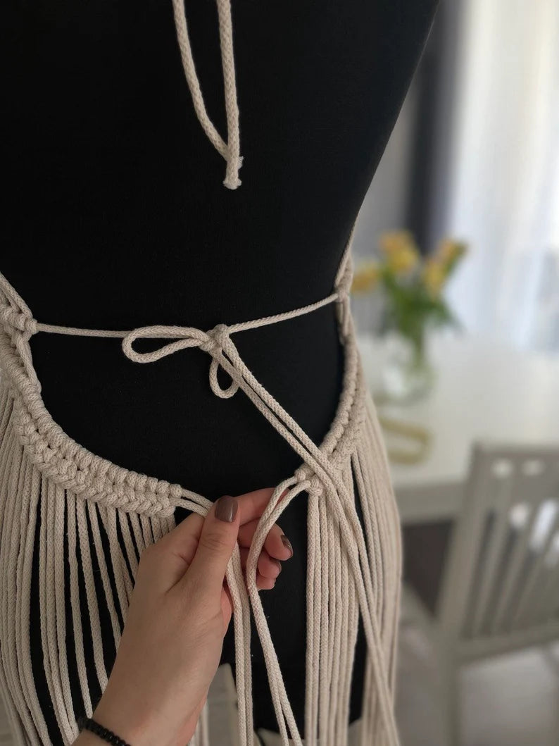 Beautiful Macrame Gown For Women