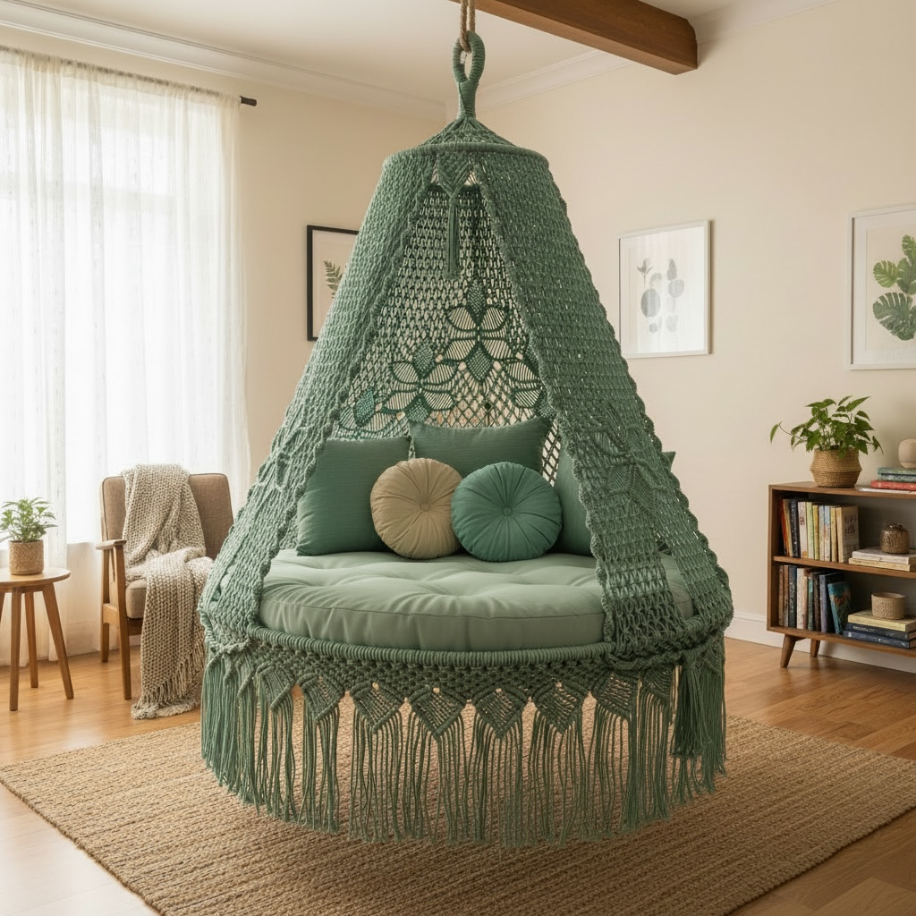 Leechoo macrame swing for adults in all sizes