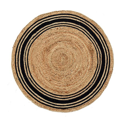 Handmade Rustic Jute Braided Round Rug