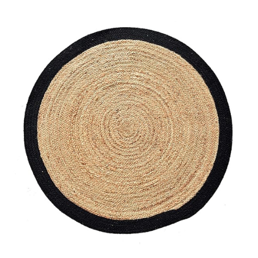 Handmade Jute Braided Round Rug