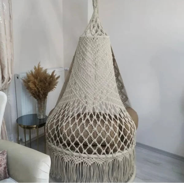 Macrame Swing Hammock Chair Outdoor And Indoor