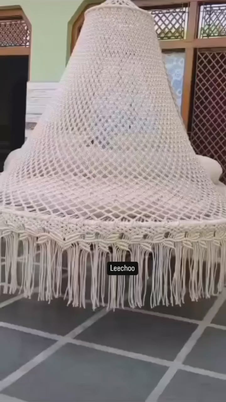 Leechoo macrame swing for adults in all sizes